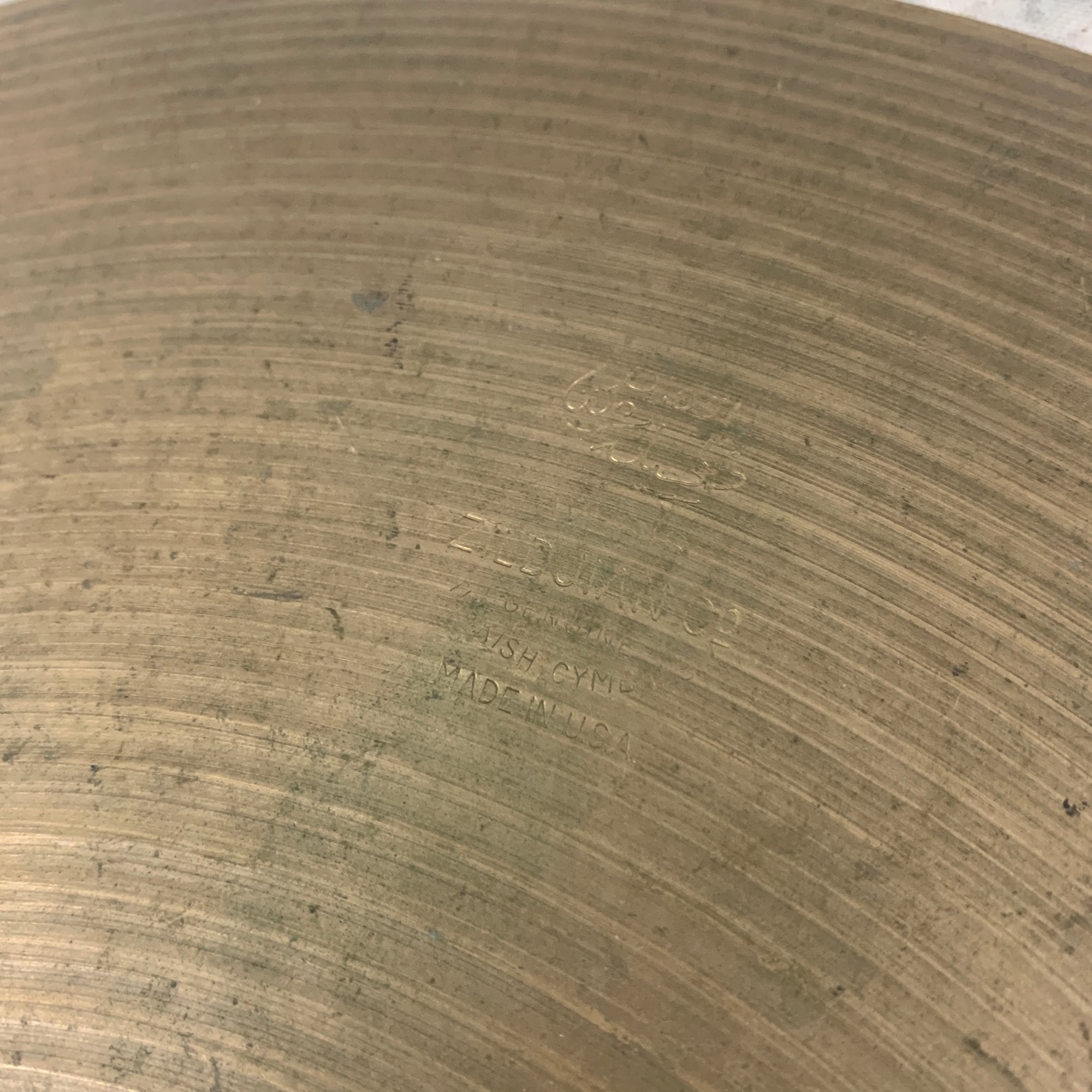 Vintage 70s 'Thin Stamp' Zildjian 14" Hi Hat Cymbal Pair