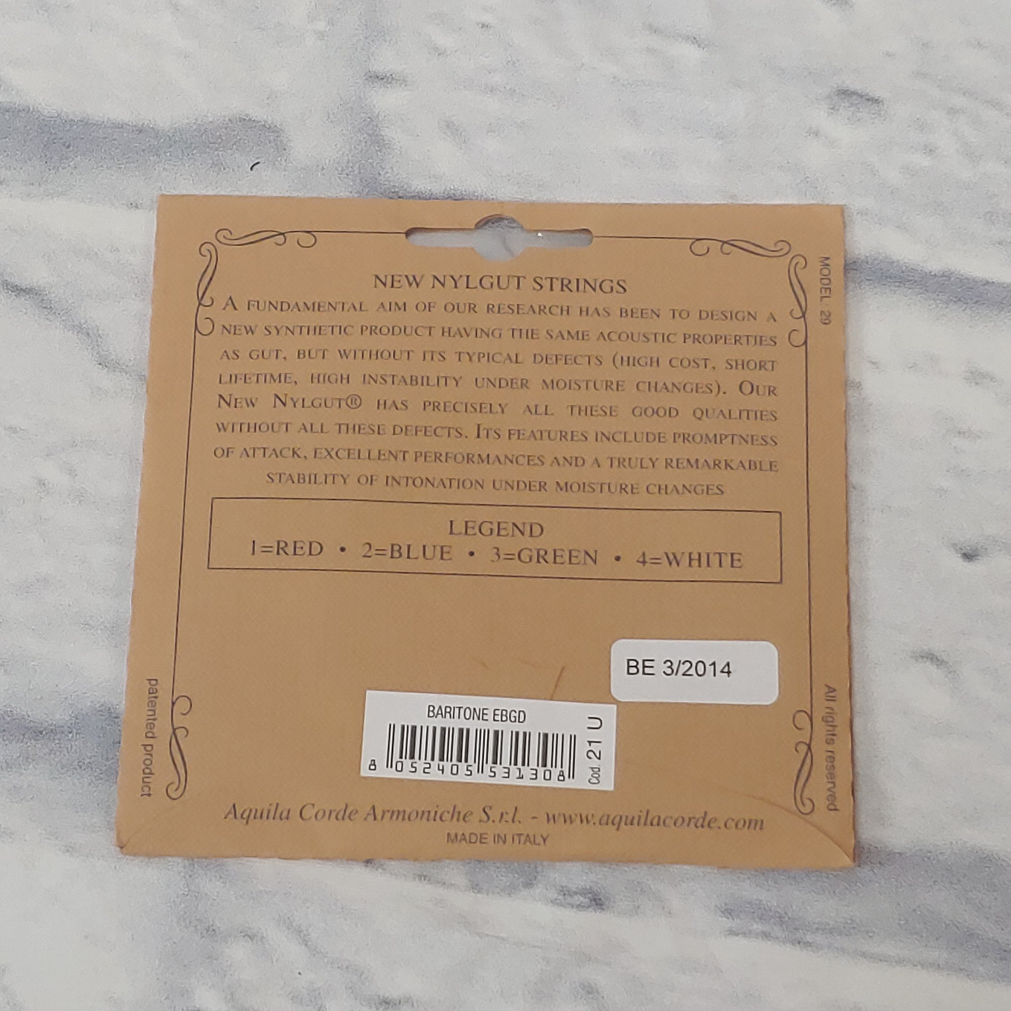 Aquila Baritone EBDG Ukulele Strings