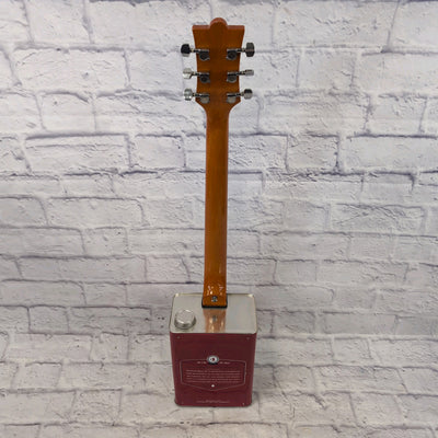 Bohemian Guitars Oil Can Guitar Dual Humbucker Red