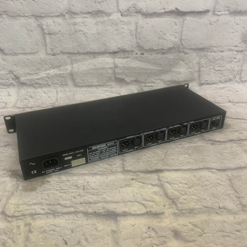 Drawmer MX40 Punch Gate Noise Gate Rack - Evolution Music