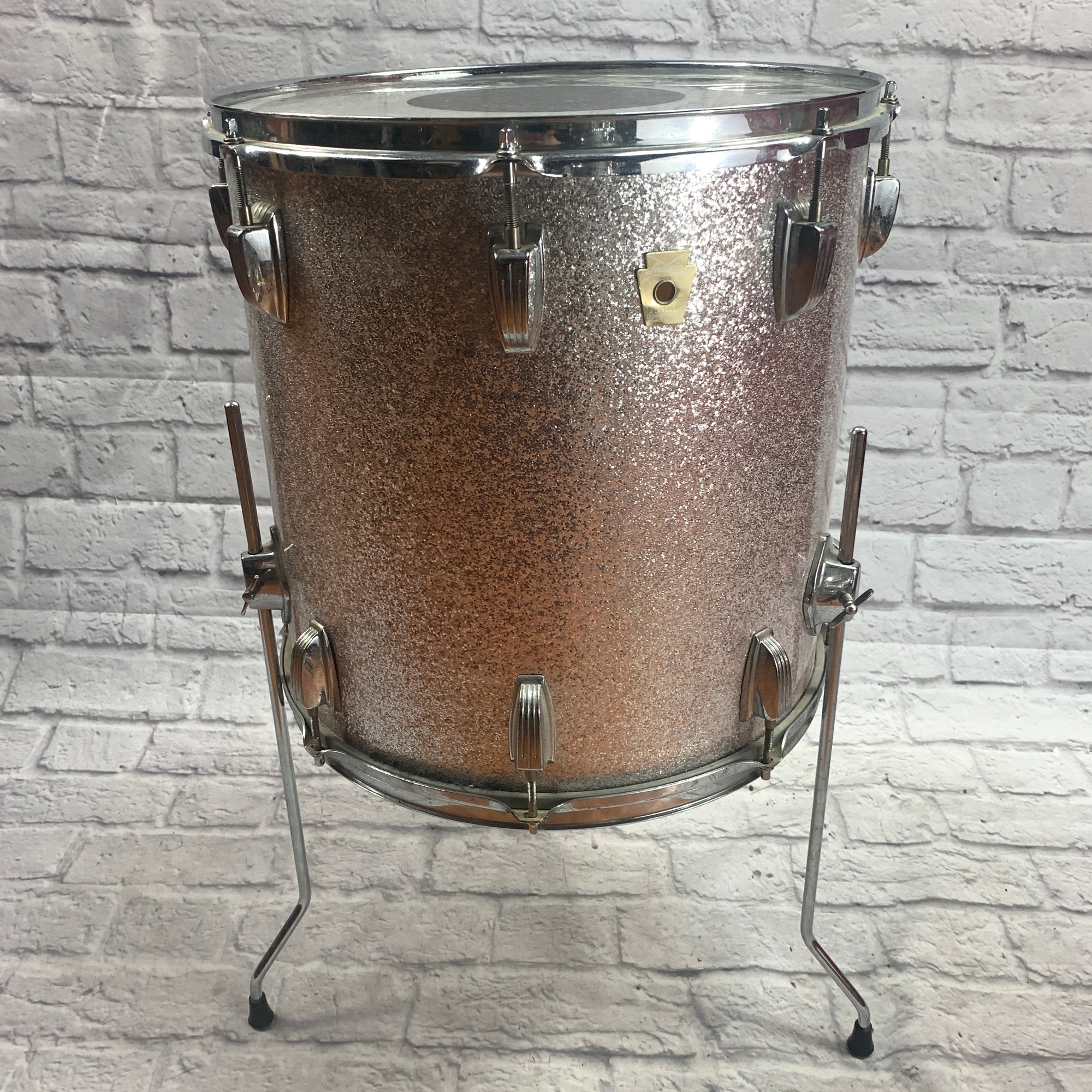 Ludwig 16x16 Silver Sparkle Floor Tom