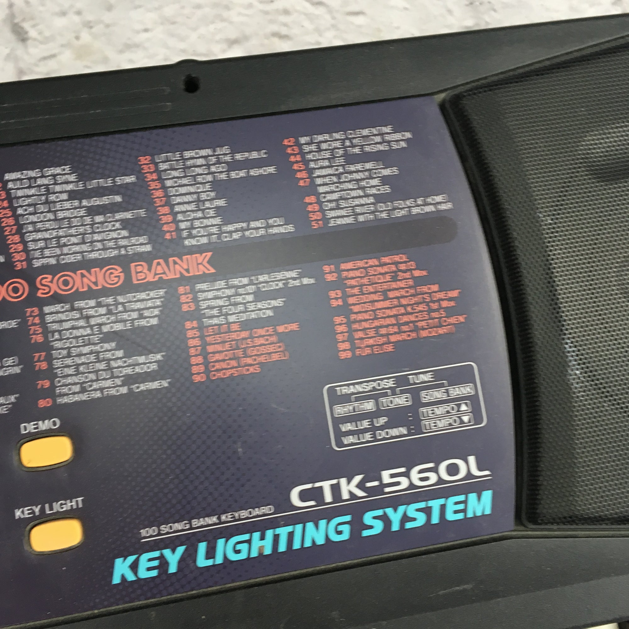 Casio CTK560L Lighted Keys Keyboard