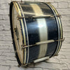 Vintage 1930s WFL Ludwig 14x30" Bass Drum Blue and Silver Duco