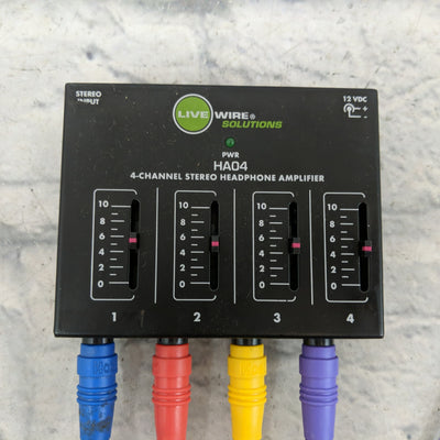 Livewire Solutions HA04 4 Channel Stereo Headphone Amplifier