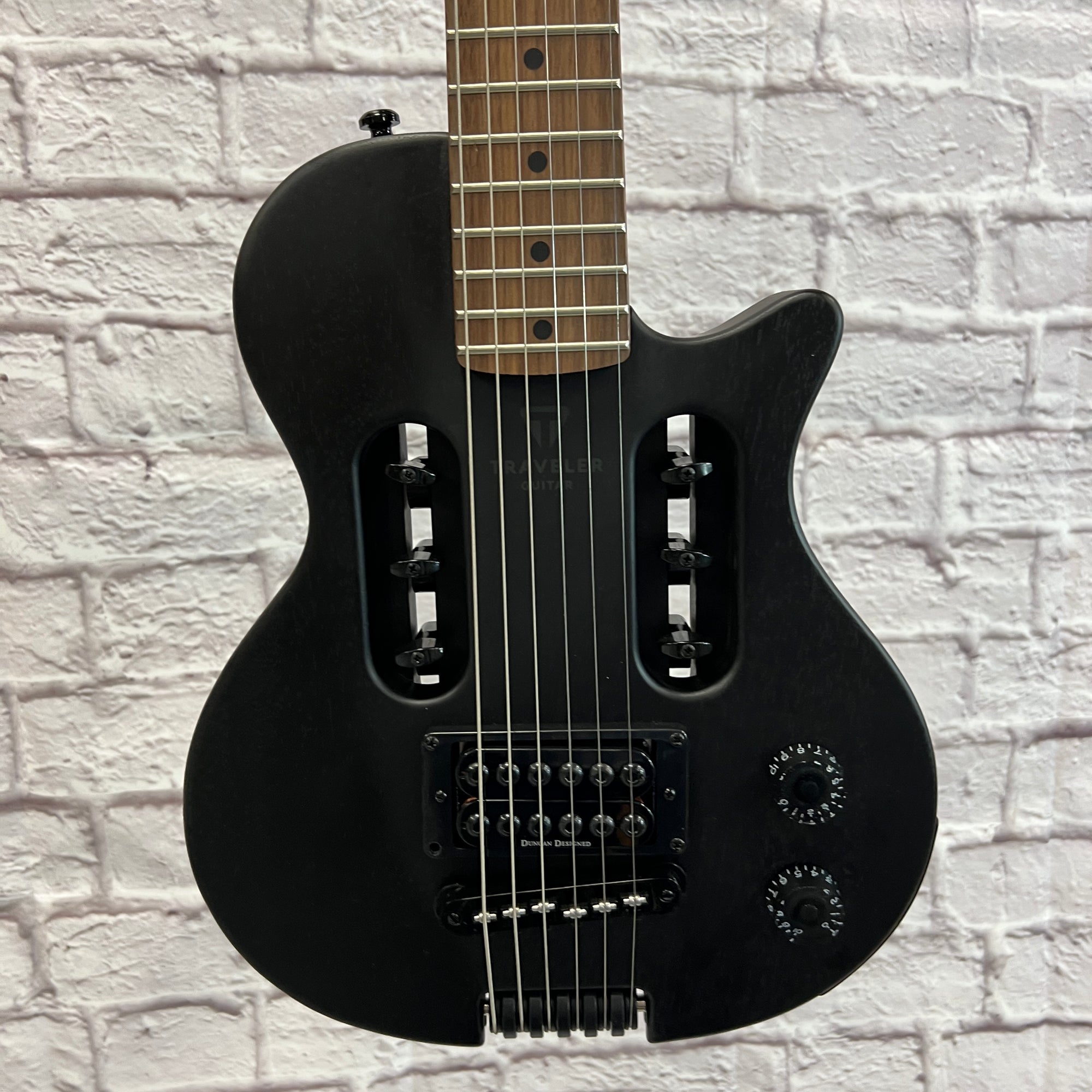 Traveler EG1 Solid Body Black Electric Guitar Travel Guitar