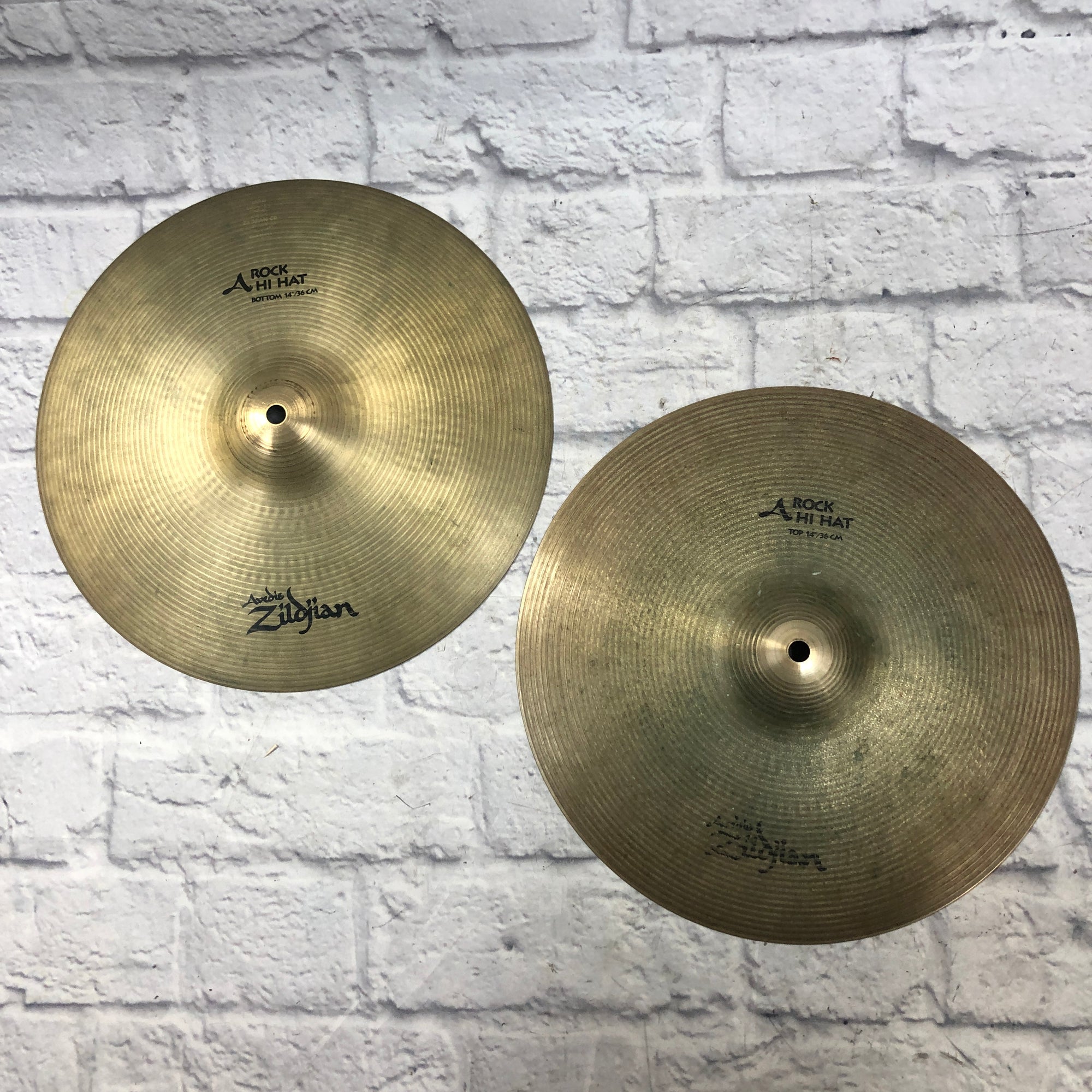 Zildjian 14 A Rock Hi Hat Cymbal Pair - Evolution Music