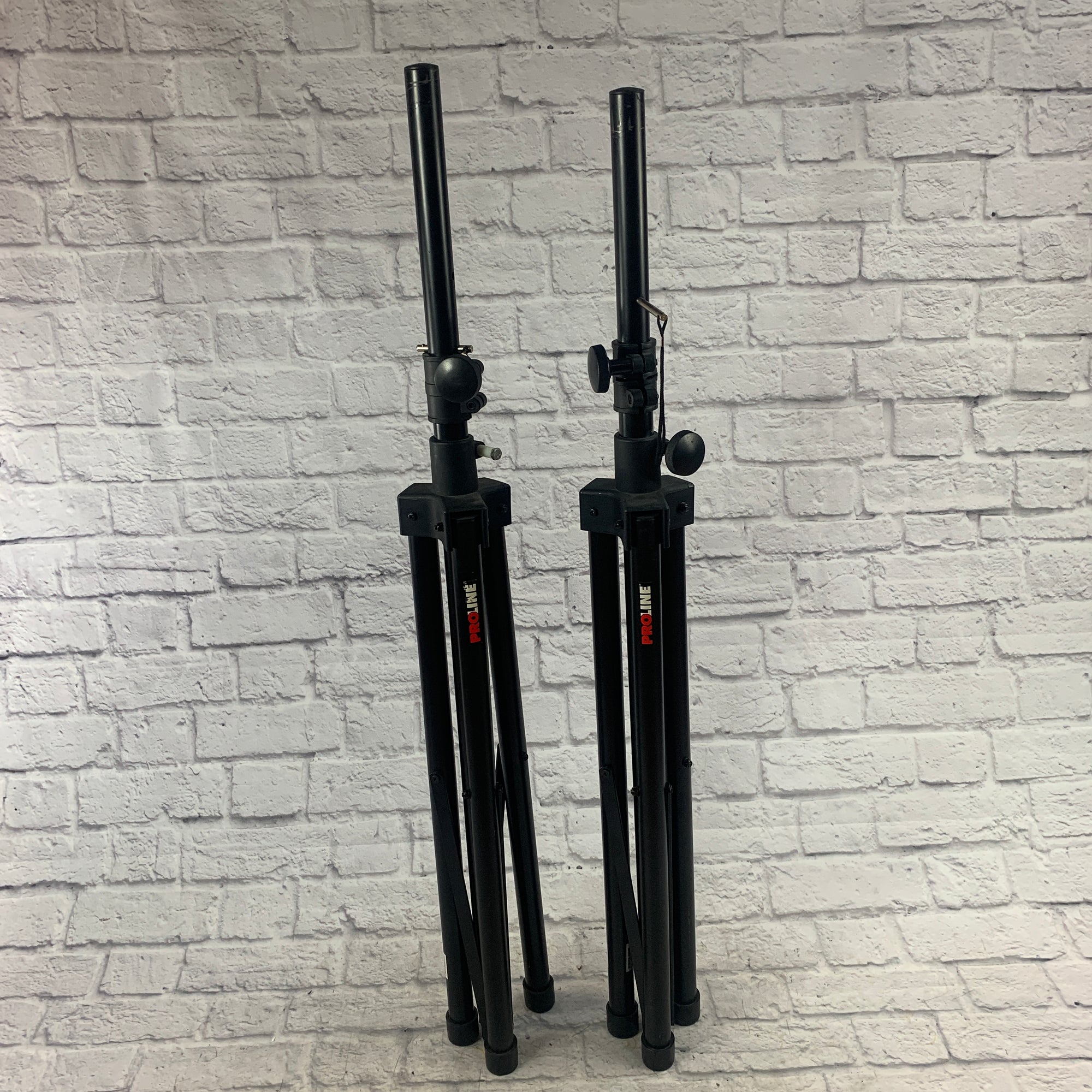 Proline Adjustable Speaker Stand With Carrying Bag – Lightweight & Portable (Black)