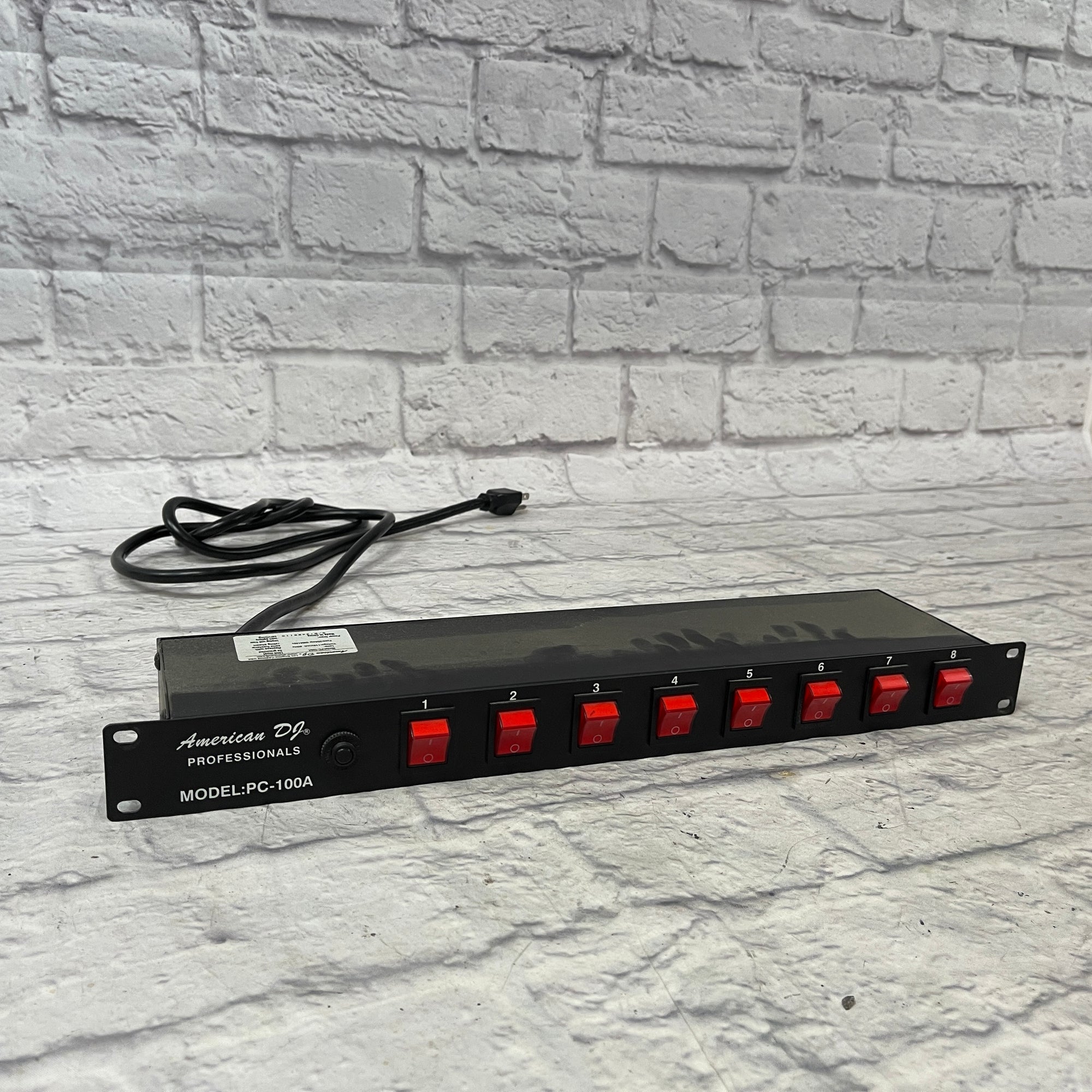 American DJ PC-100A 8-Channel Lighting Power Center