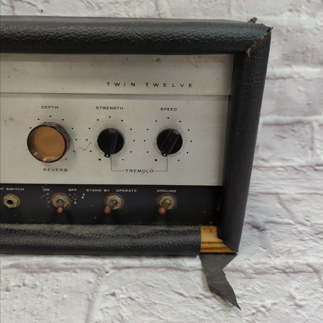 Silvertone Sears Model 1484 Twin Twelve 60-Watt Tube Guitar Head