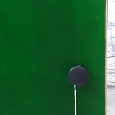 Luna LPC GRN Cajon Green with laser engraved design - comes with bag