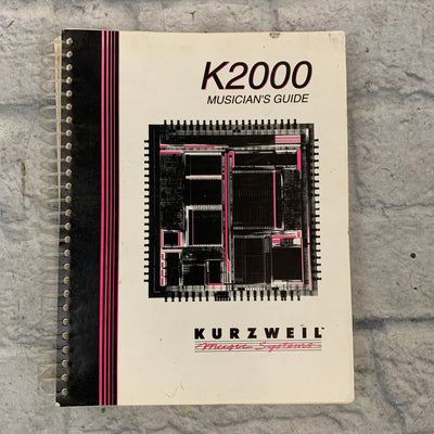1992 Kurzweil K2000 Musician's Guide Version 2