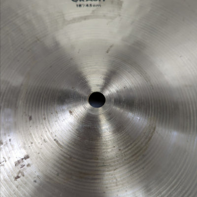 Zildjian Rock Crash 18" Crash Cymbal 1850g 1981-1992 (“CO.” Stamp)