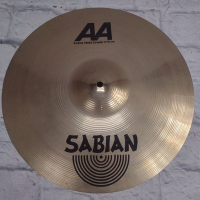 Sabian 17 AA Extra Thin Crash Cymbal