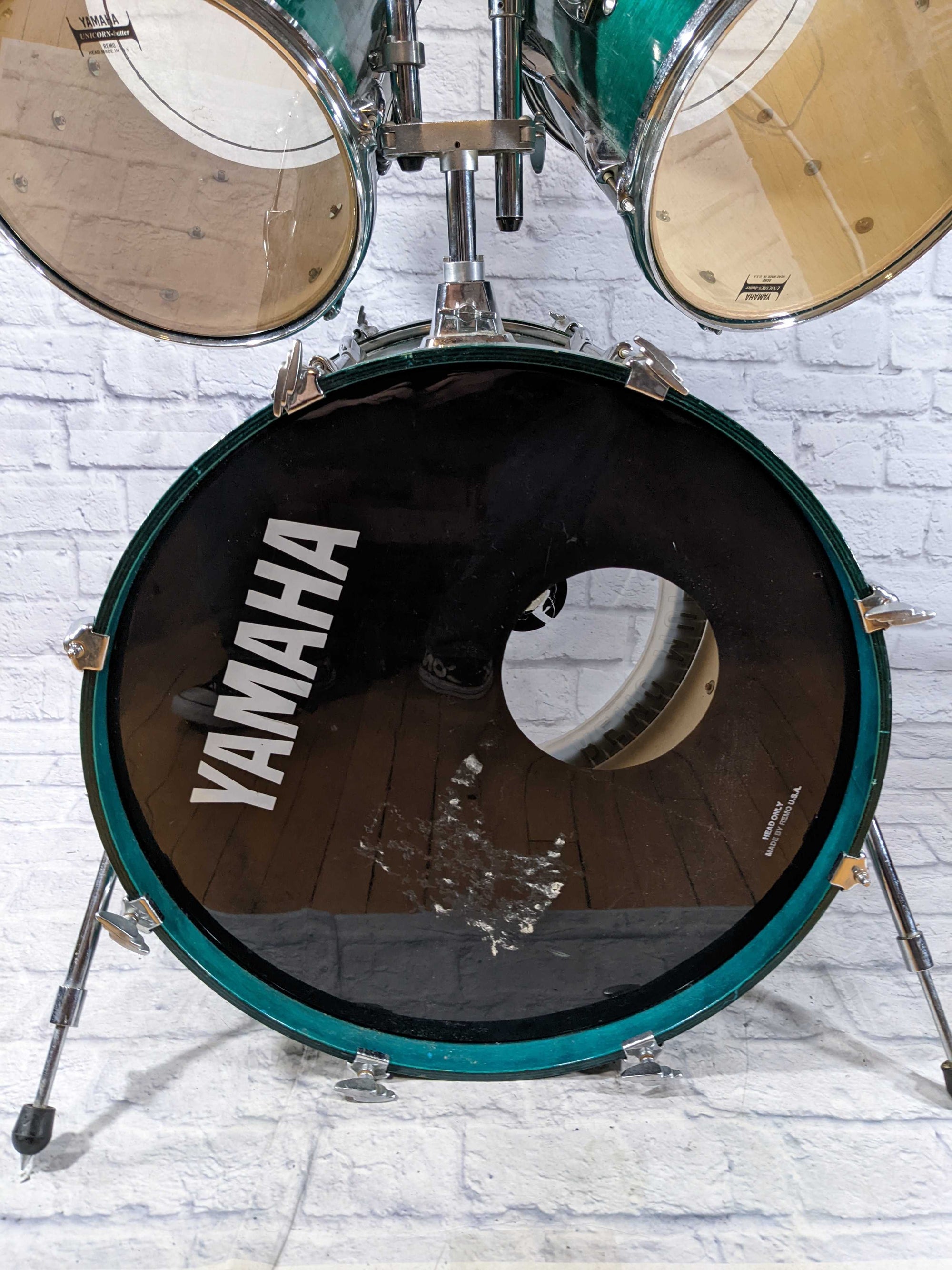 Yamaha Stage Custom Drum Kit  22, 16, 13, 12 Forest Green