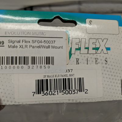 Signal Flex SF04-50037 Male XLR Panel/Wall Mount