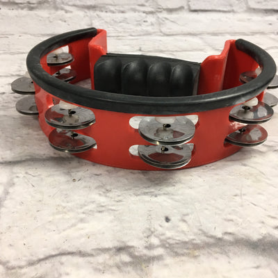 Pearl Ultragrip Steel Red Tambourine