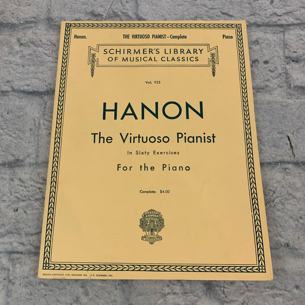 Hanon Hanon the Virtuoso Pianist - Evolution Music
