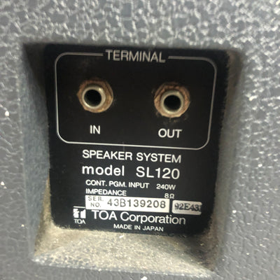Toa SL120 Passive Speaker Pair