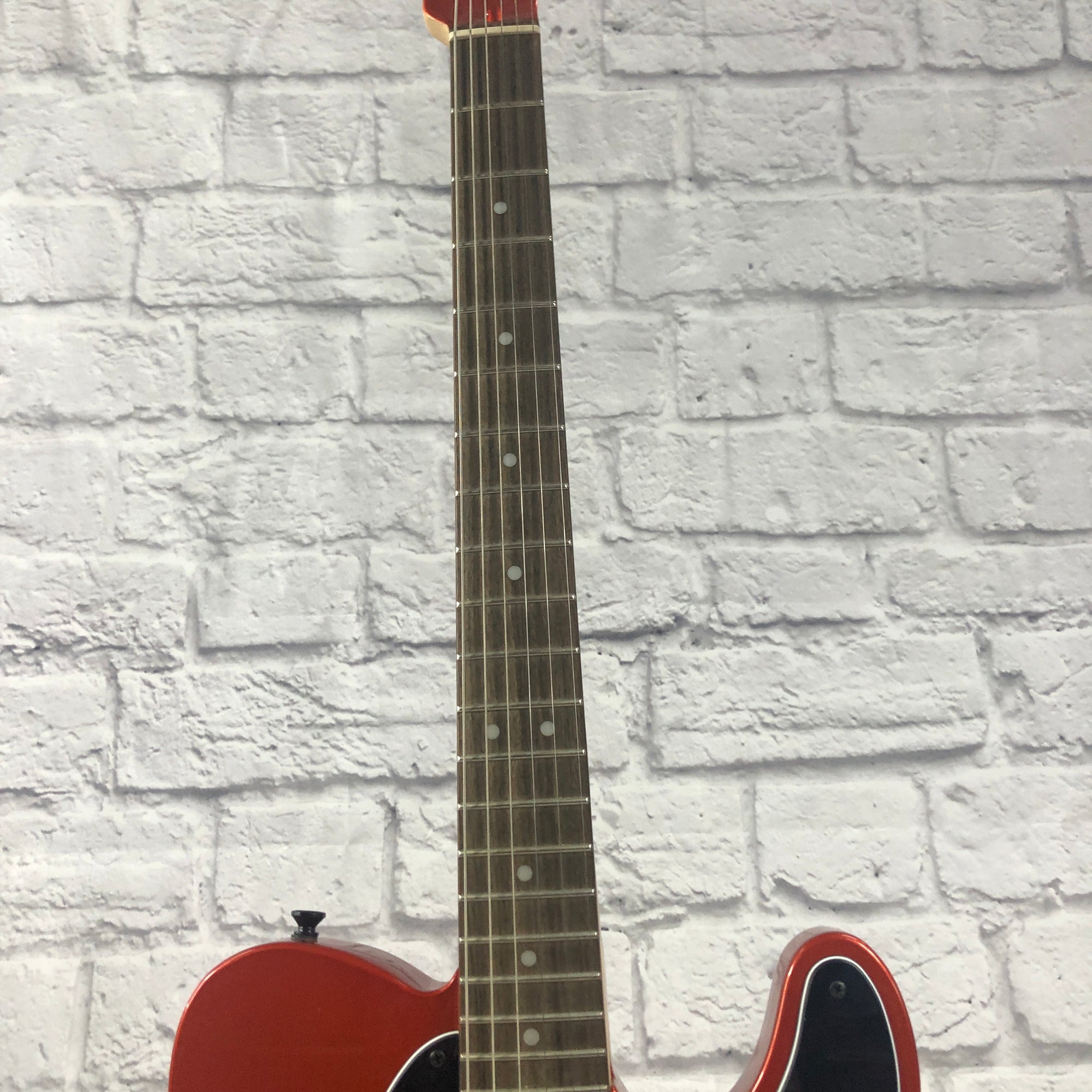 Squier Affinity Telecaster HH Metallic Orange Matching Headstock Electric Guitar