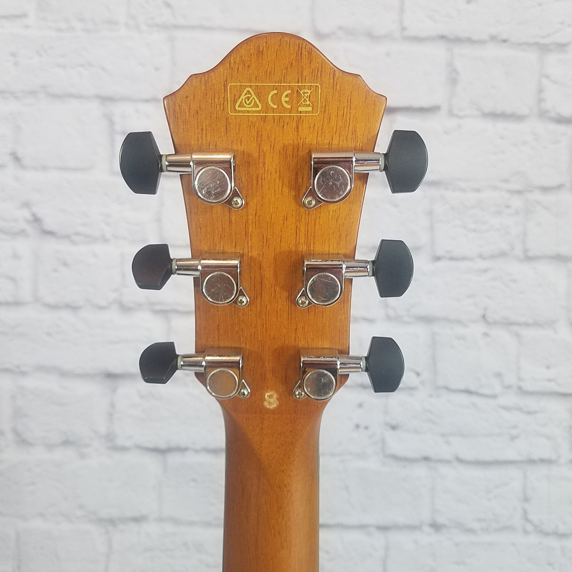 Ibanez AEWC300 Acoustic Electric Guitar w/Solid Spruce Top - Natural Browned Burst High Gloss