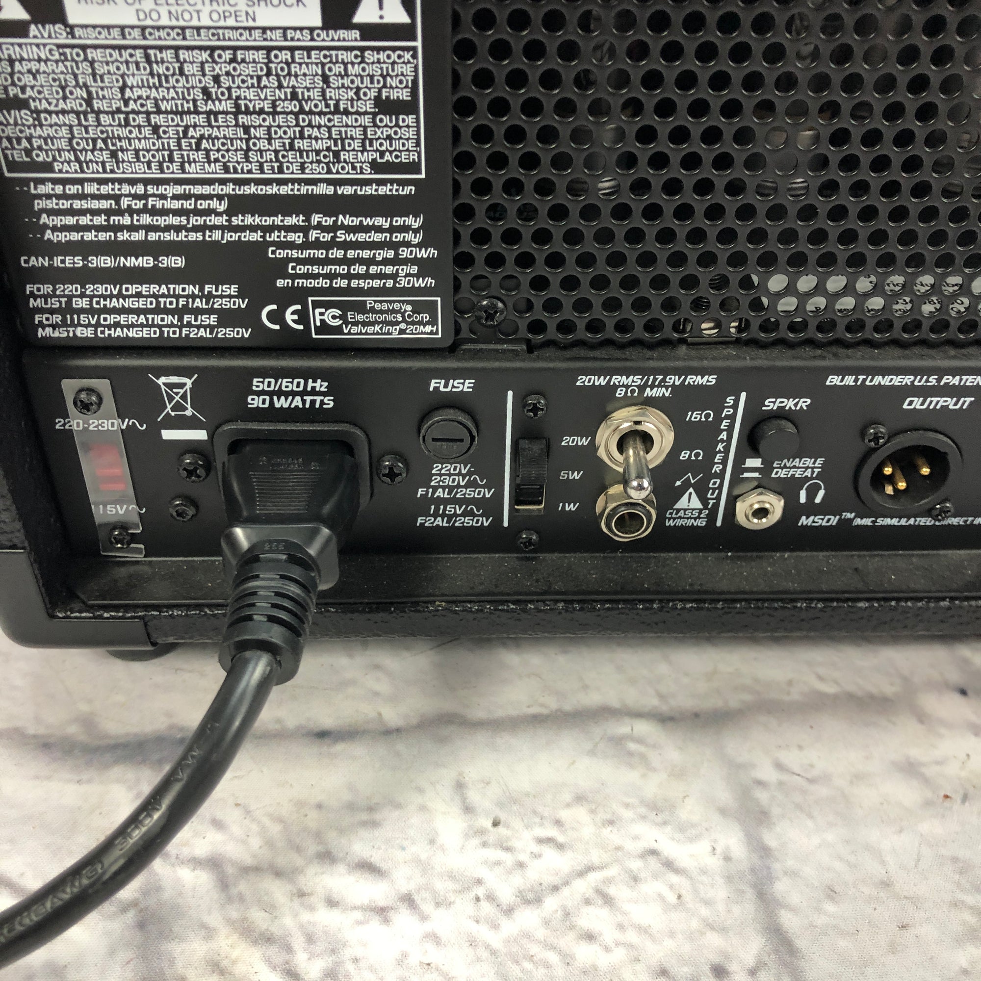 Peavey Valve King 20MH Tube Guitar Amp Head