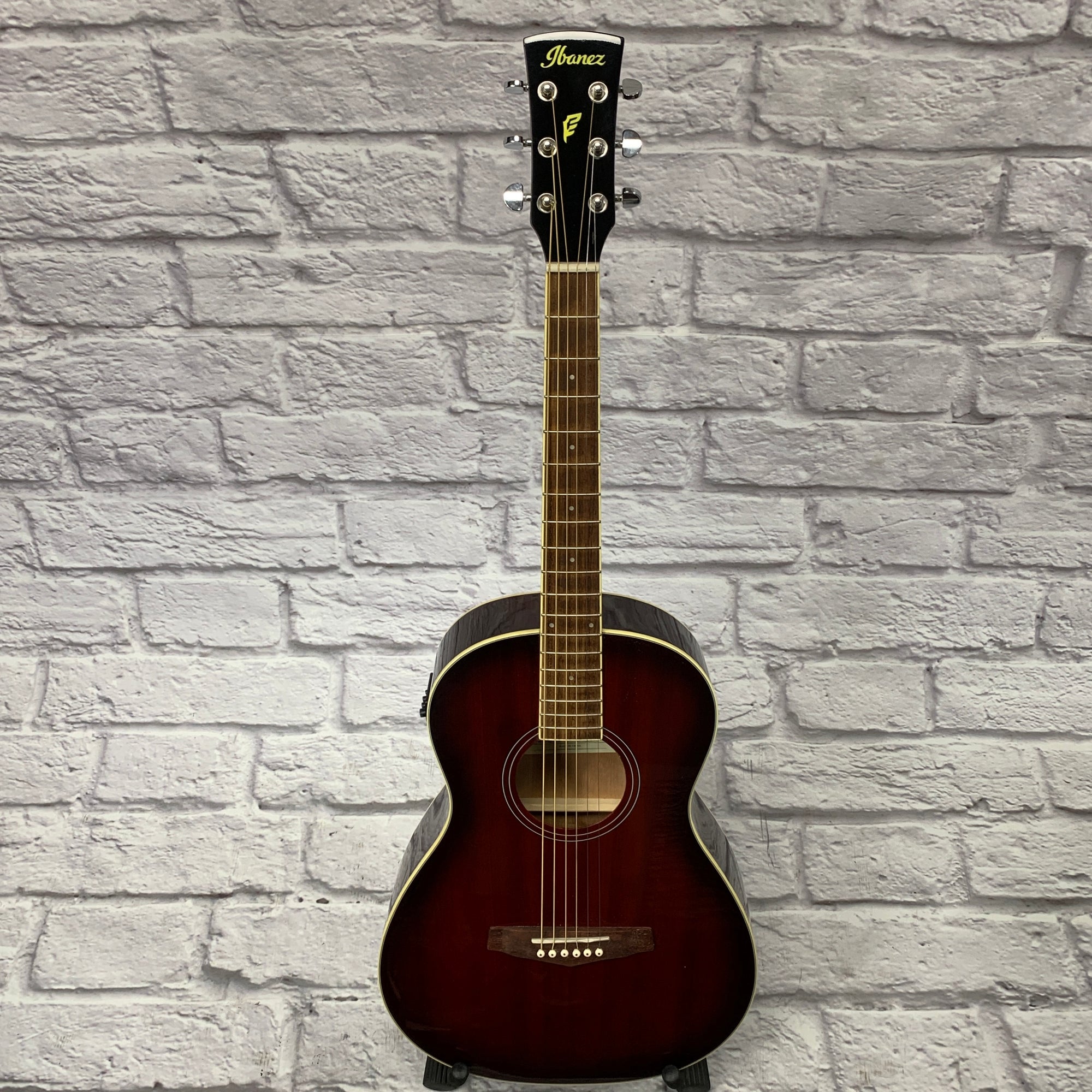 Ibanez PN12E VMS Parlor Acoustic/Electric Vintage Mahogany Sunburst