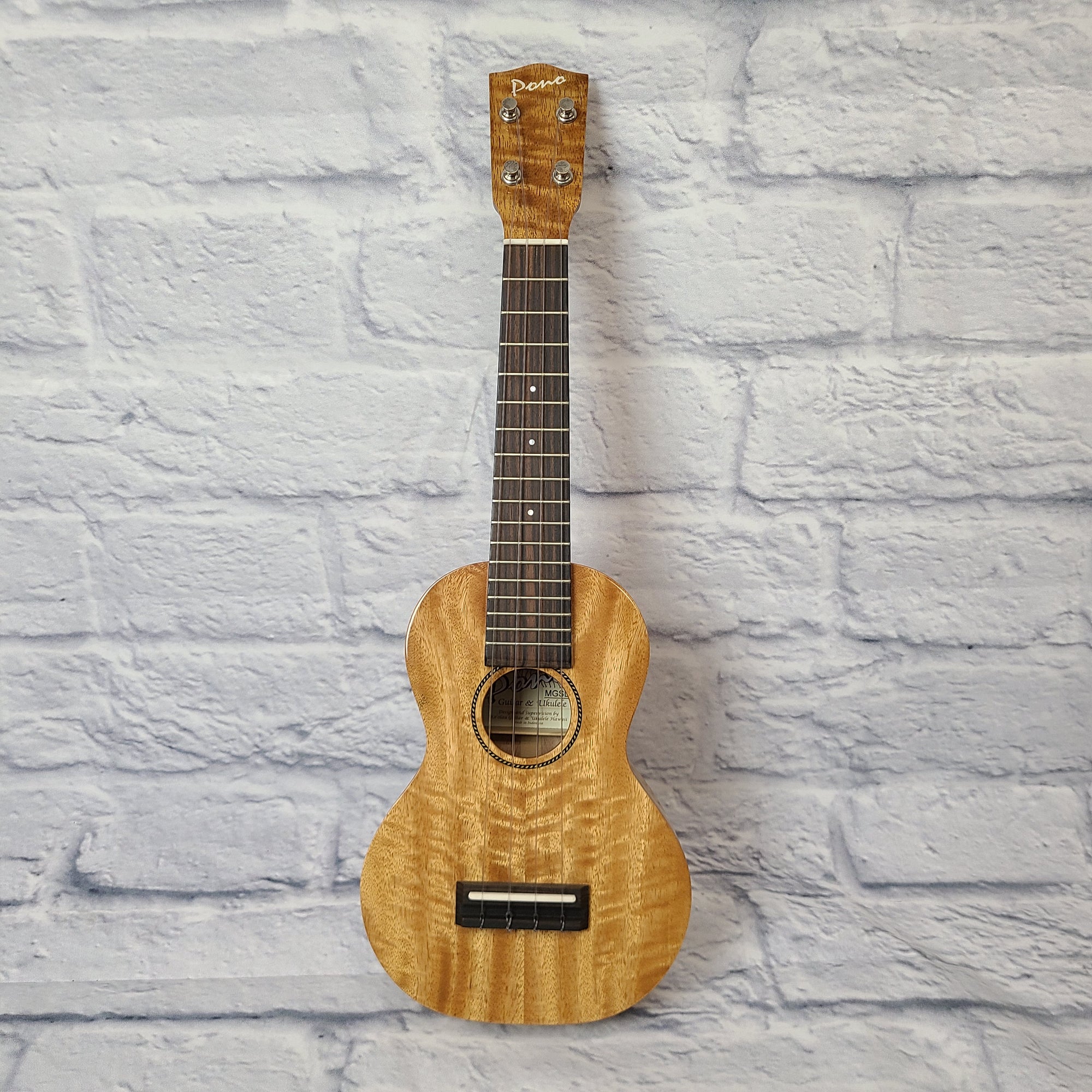 Pono MGSD Mango Deluxe Soprano Ukulele