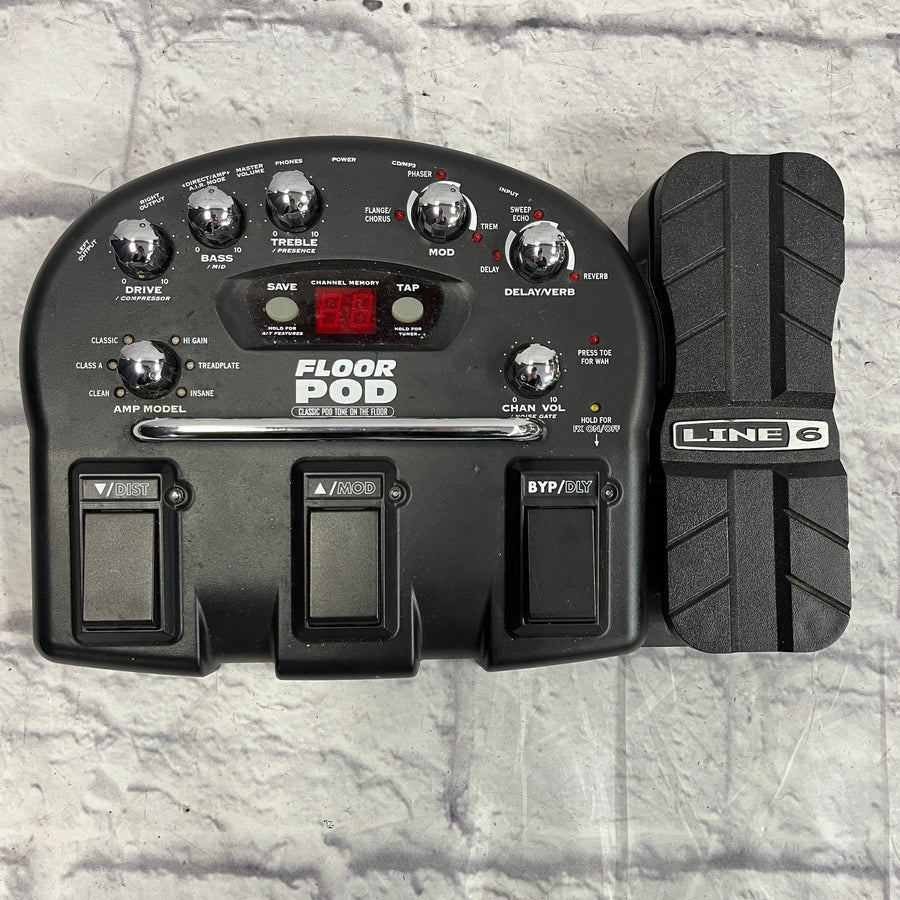 Line 6 Floor Pod No Power Supply