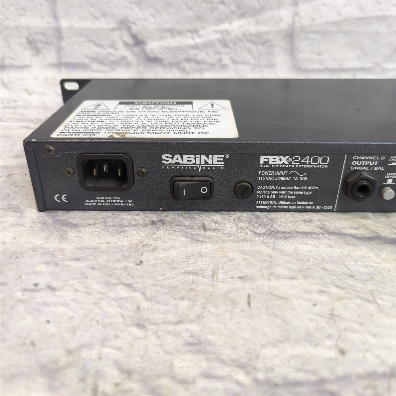 Sabine FBX2400 Dual Feedback Exterminator