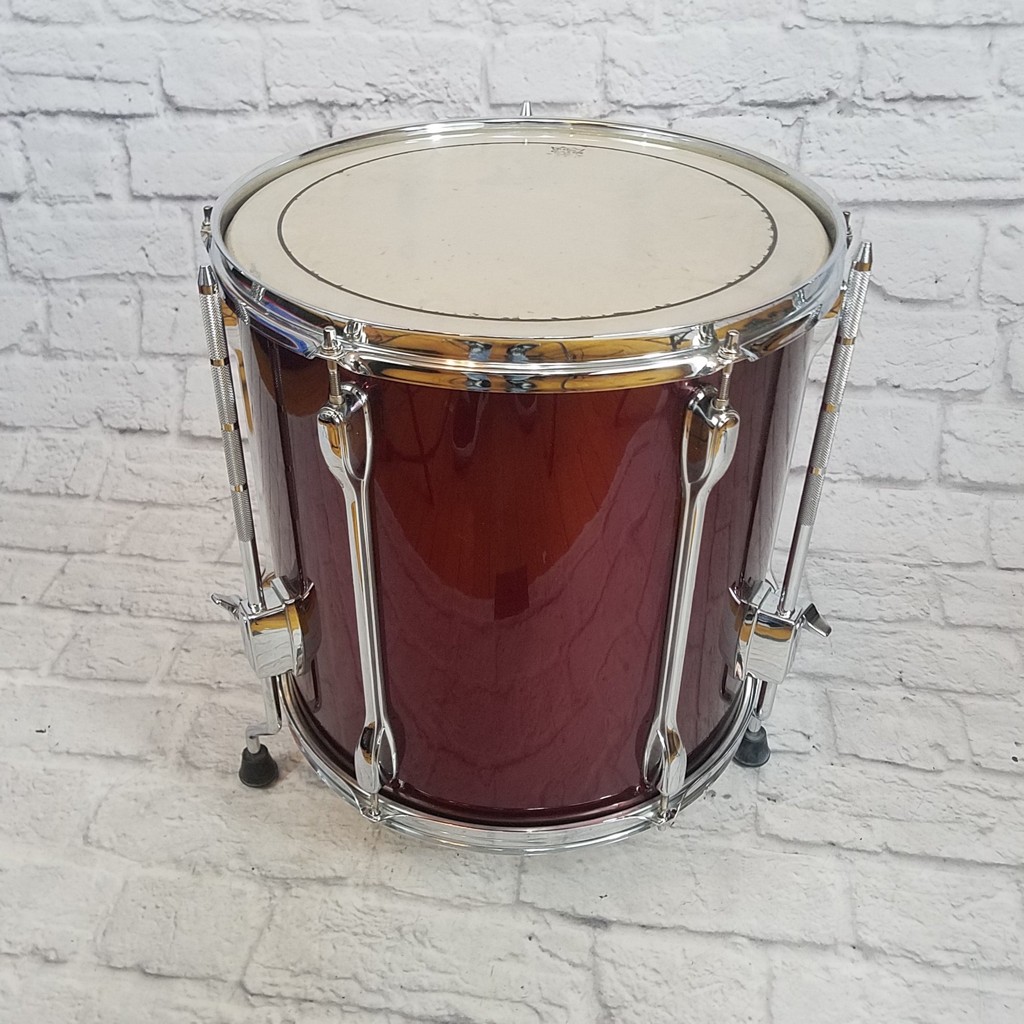 Tama Rockstar 14x14 Red Floor Tom