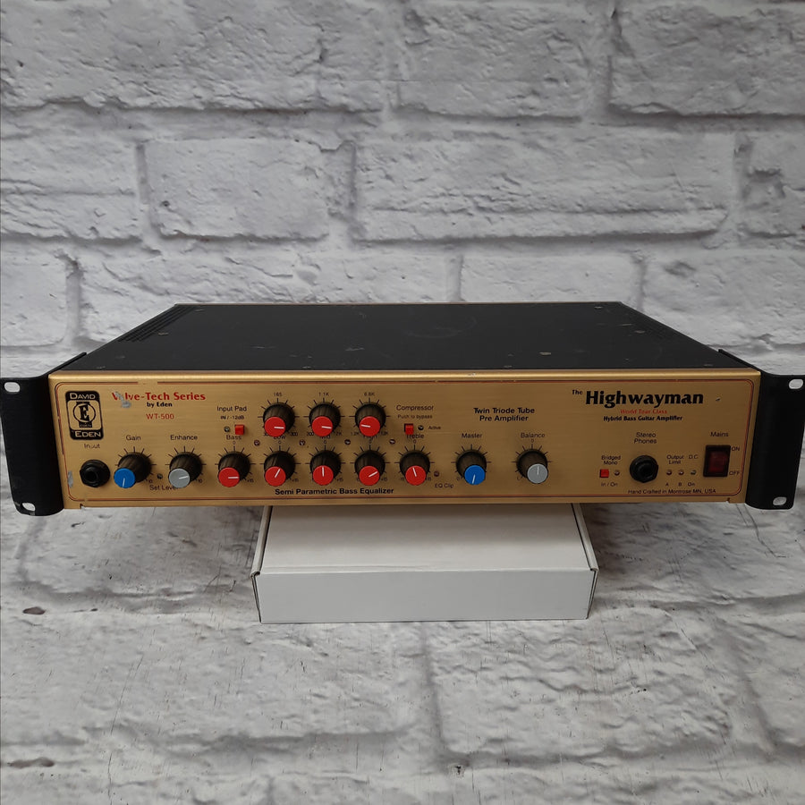 Eden Valve-Tech Series WT-500 Bass Guitar Amp