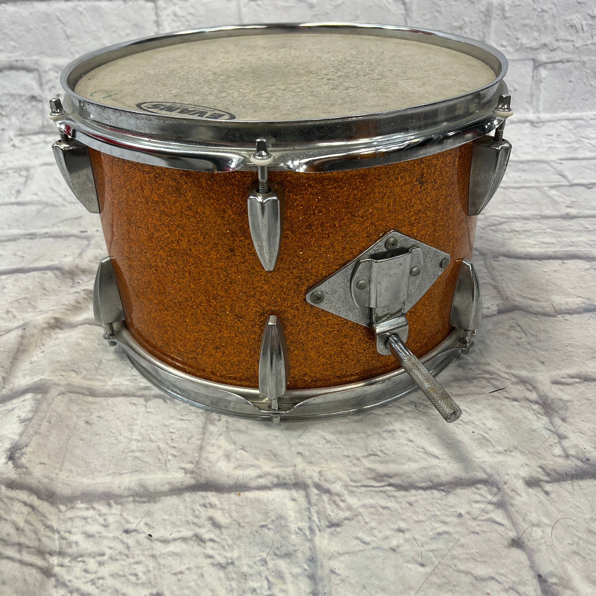 Arai 3pc 1970s Japanese Gold Sparkle Drum Set