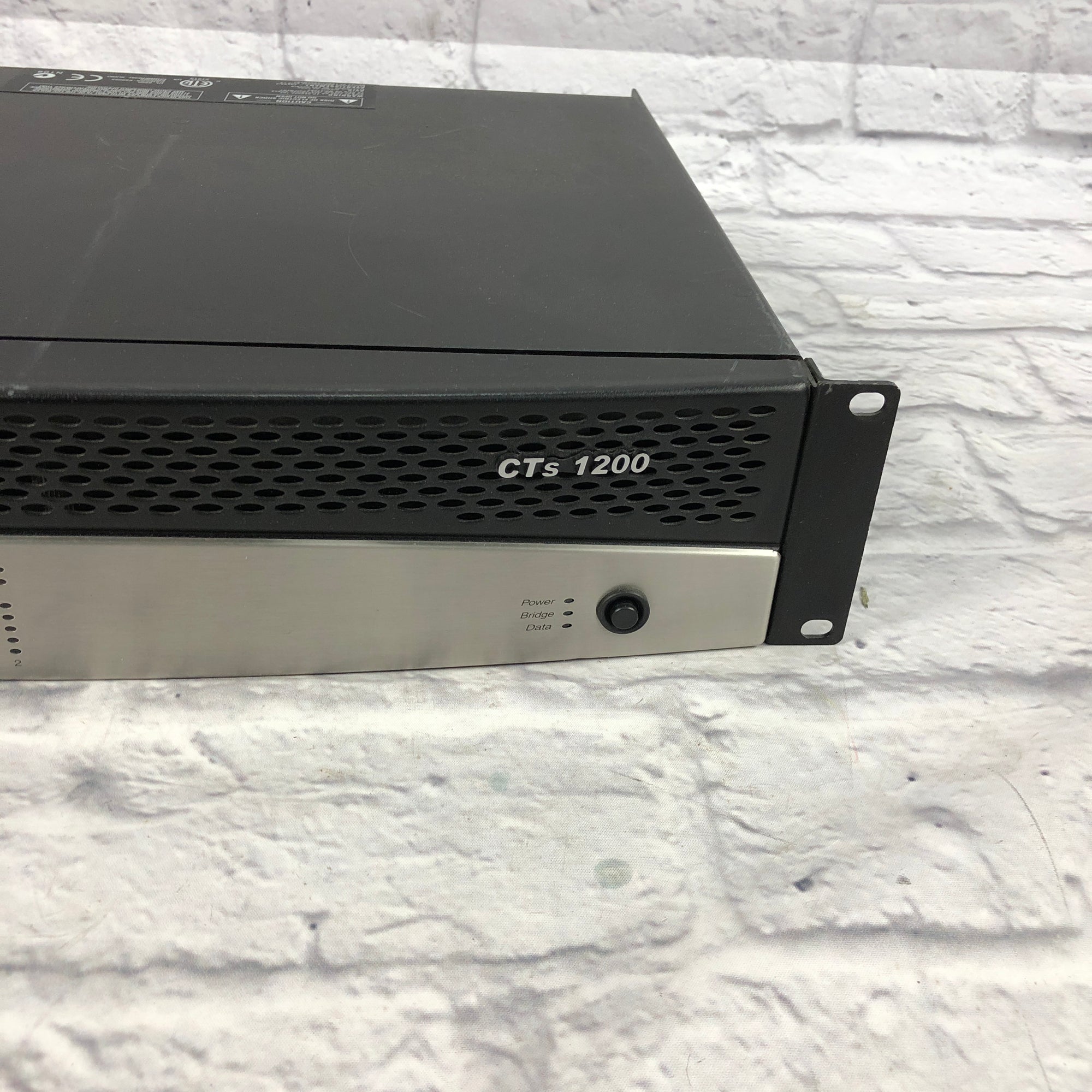 Crown CTS-1200 Power Amp with PIP-USP3/CN CobraNet Card
