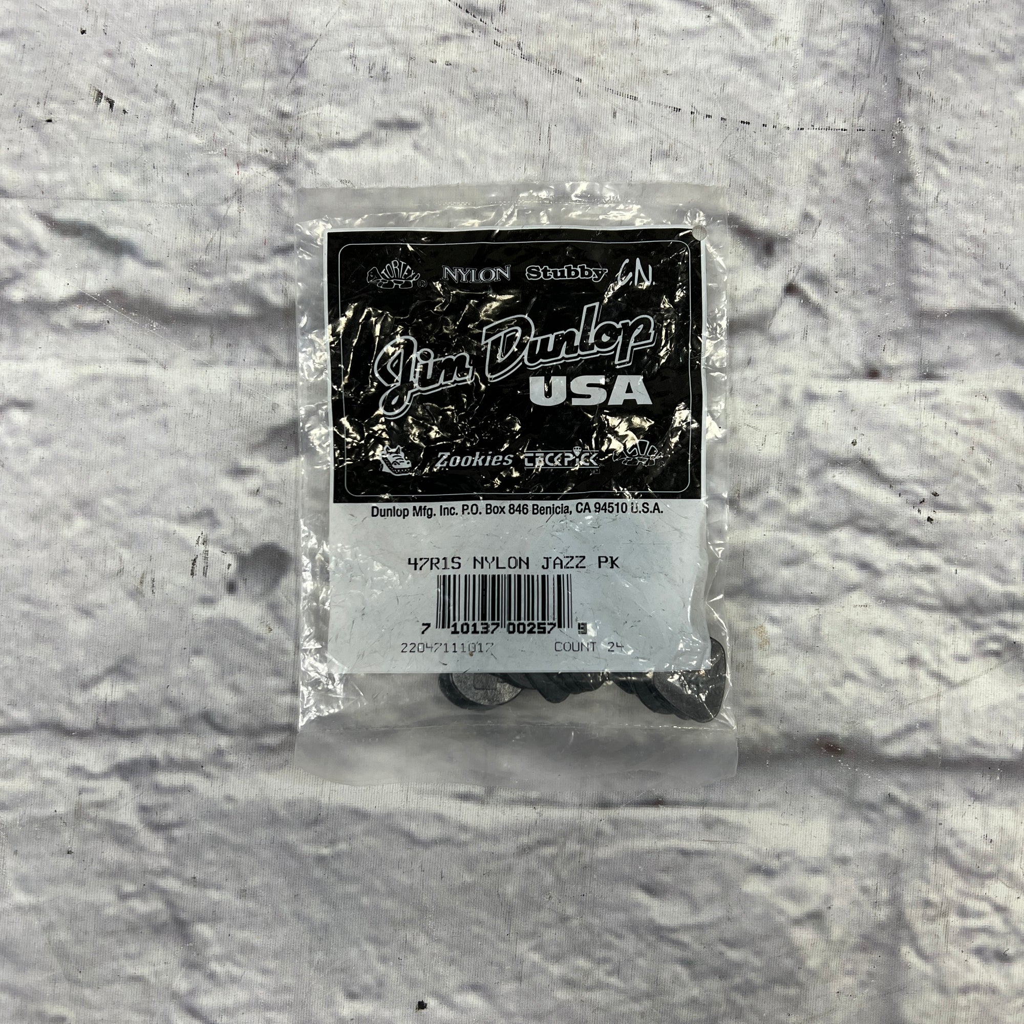 Dunlop Jazz I 24 Count Pick Pack - Black