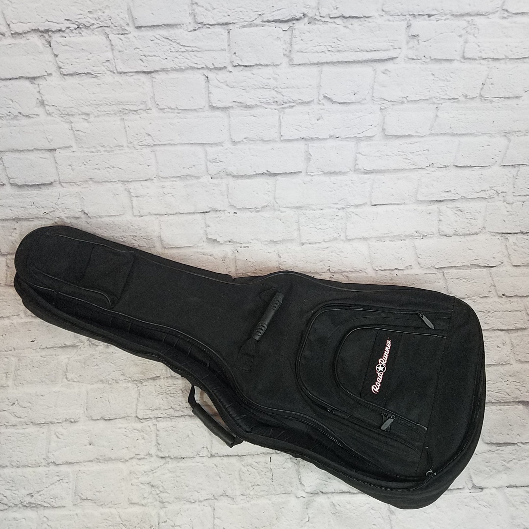 Road Runner Roadster OM Brat Guitar Bag/アクセサリー Road Runner Roadster Little Brat 3⁄4-Sized Guitar Gig Bag Black