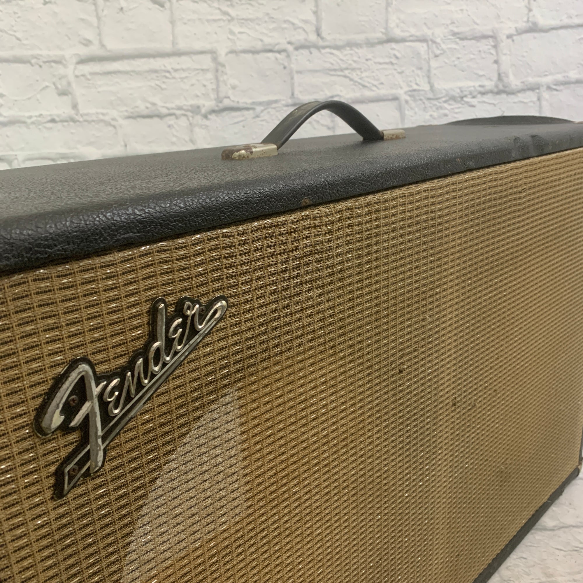 Unloaded Fender Closed-Back (Bandmaster?) 2x12 Cabinet AS IS
