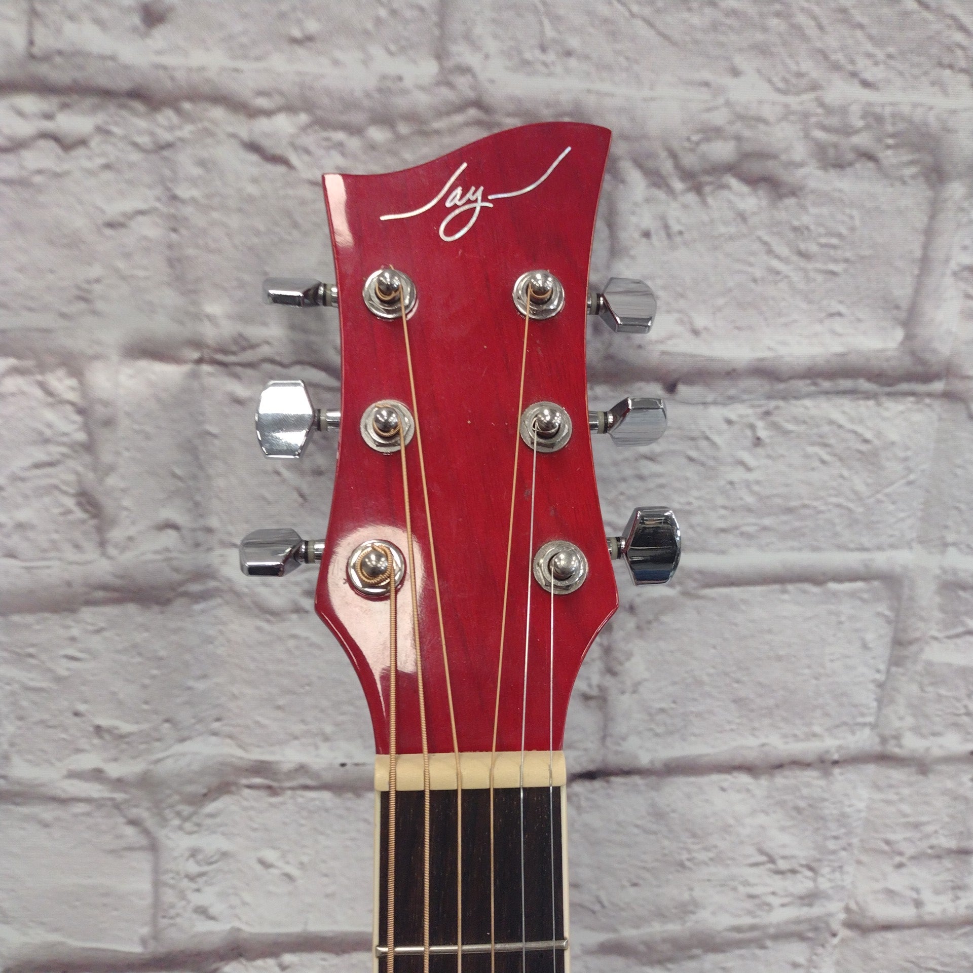 Jay Turser JJ45 Red Acoustic Guitar