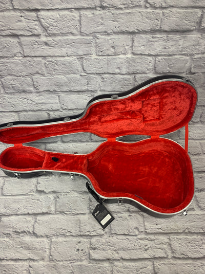 Phitz Standard Dreadnought Acoustic Guitar Hard Case, Black
