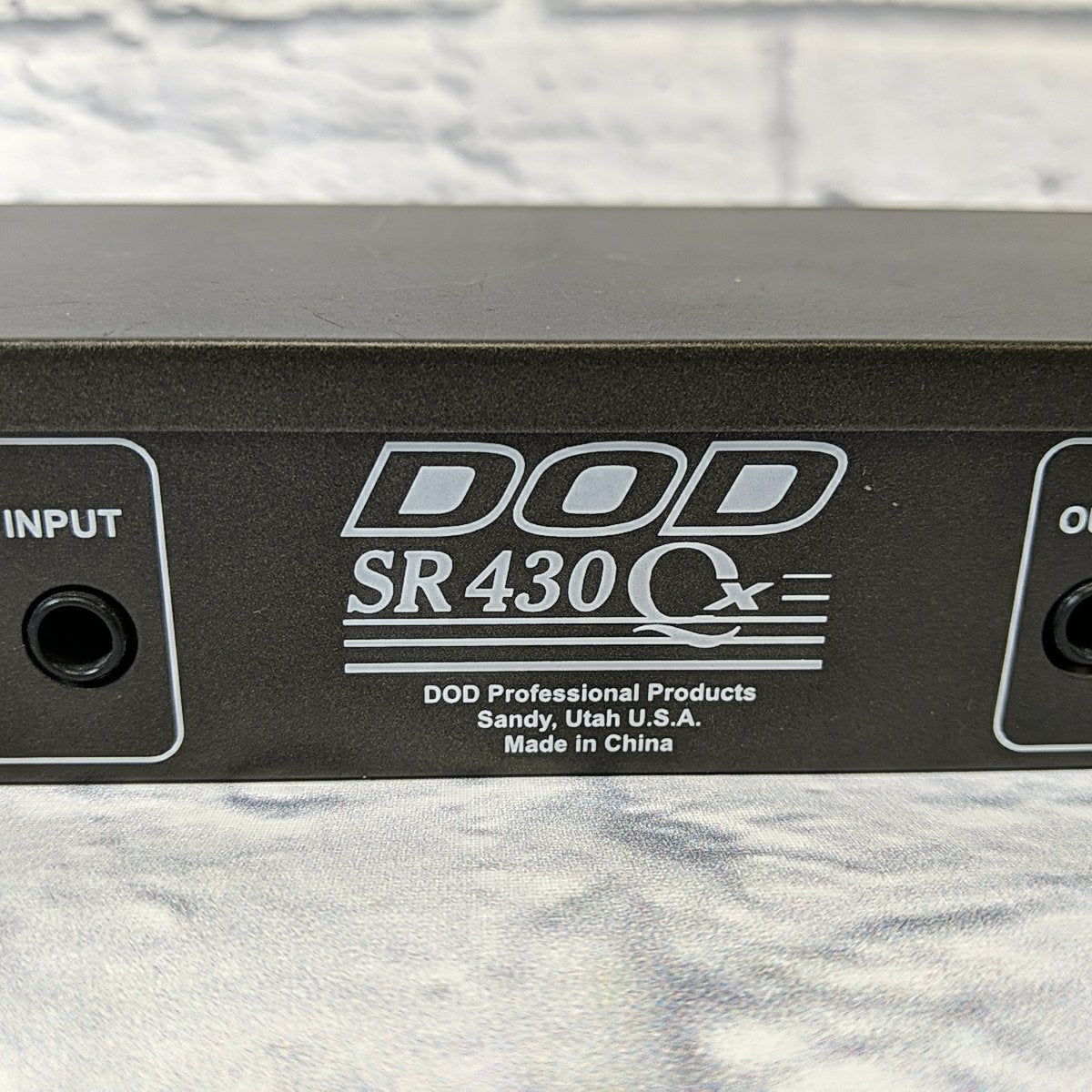 DOD SR 430 Qx Stereo Dual 15 band EQ Equalizer Rackmount XLR