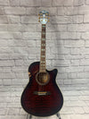 Ibanez AEF37 Acoustic Guitar with Bag As Is