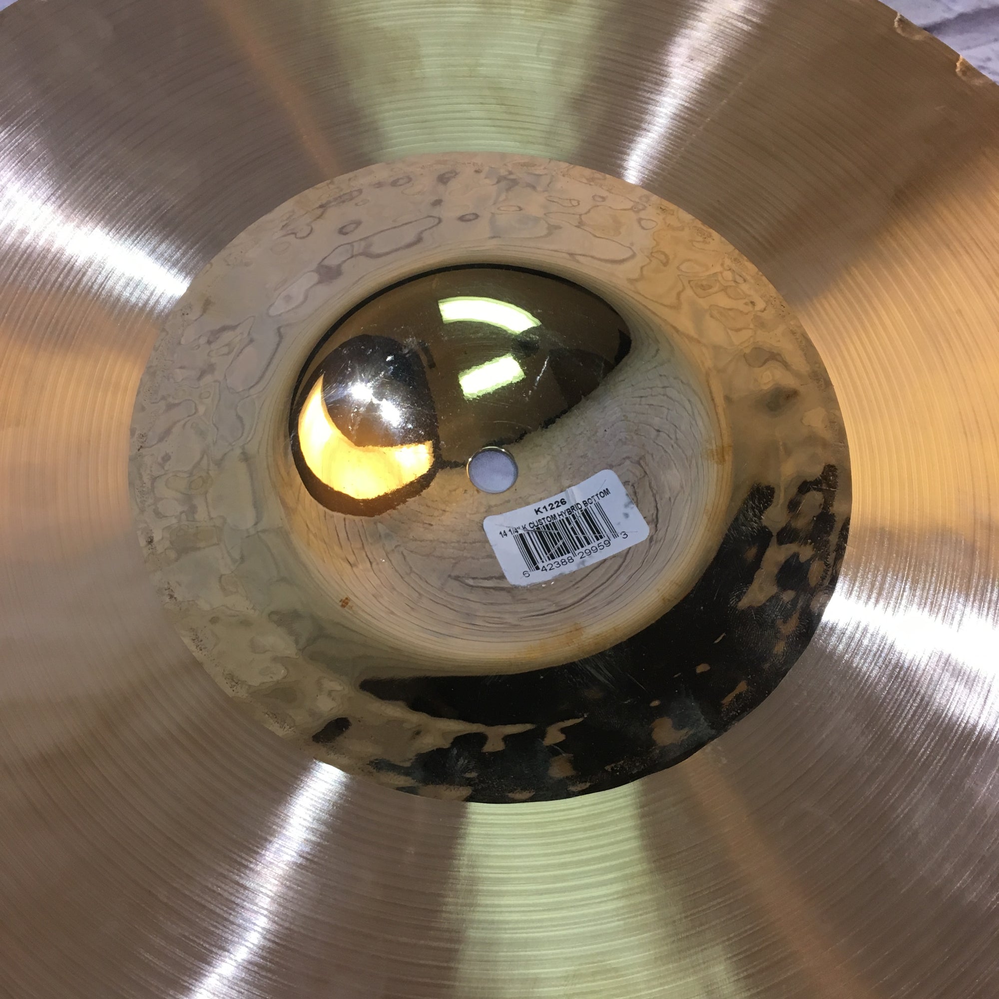 Zildjian 14.25in K Custom Hybrid Hi Hat Cymbal Pair