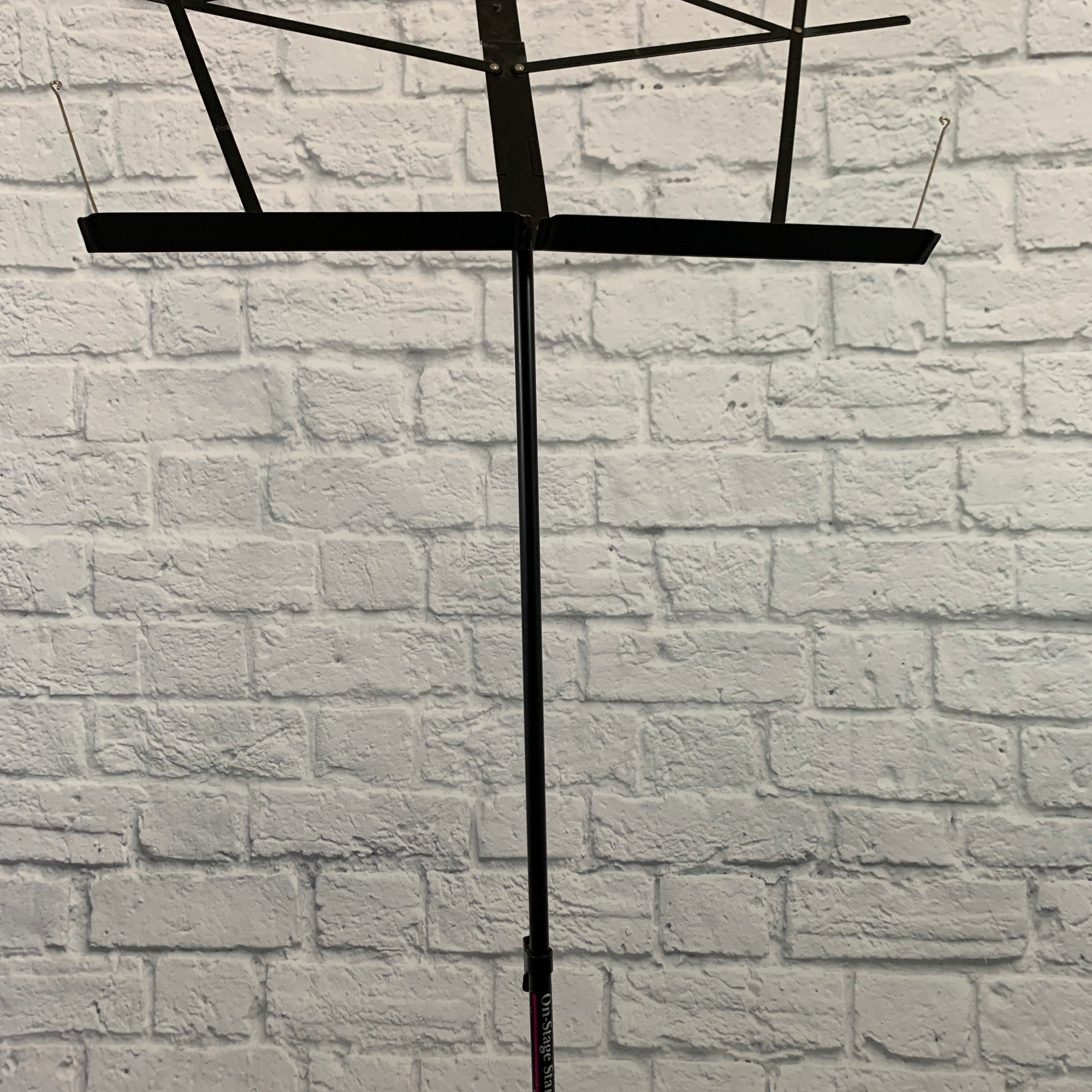 On Stage Black Foldable Music Stand (Hamilton Bag)