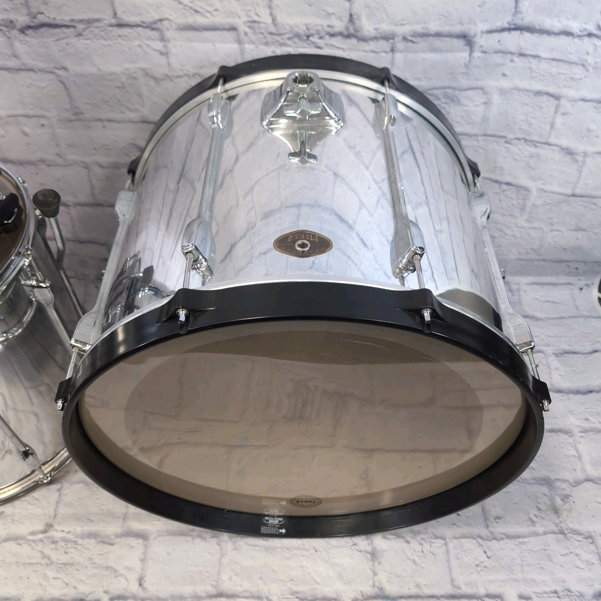 Tama Rockstar 5pc Chrome Over Wood Drum Kit