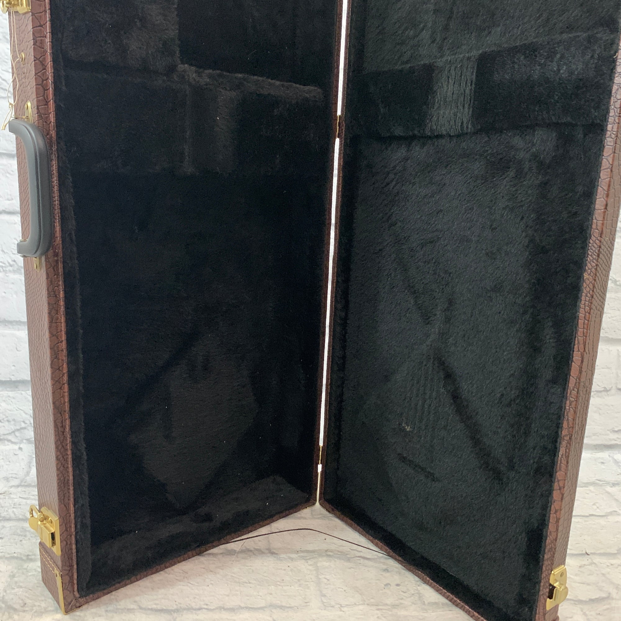 Strongbox Brown Locking Electric Hardshell Case