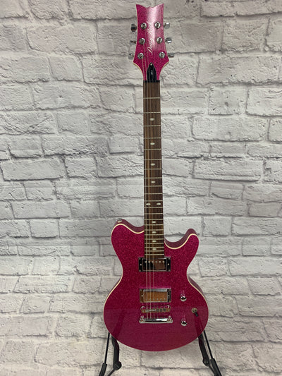 Daisy Rock Siren Pink Sparkle Electric Guitar