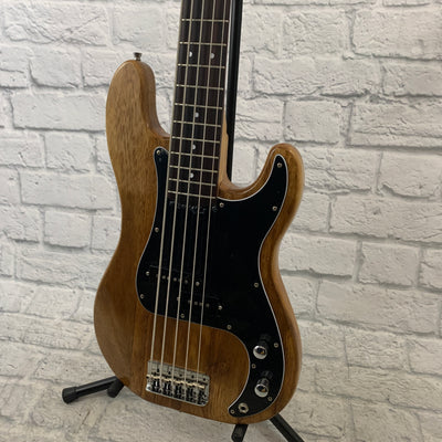 Fender 5 String Bass Guitar - MIM Jazz Bass Neck with Light Body and Precision Pickup