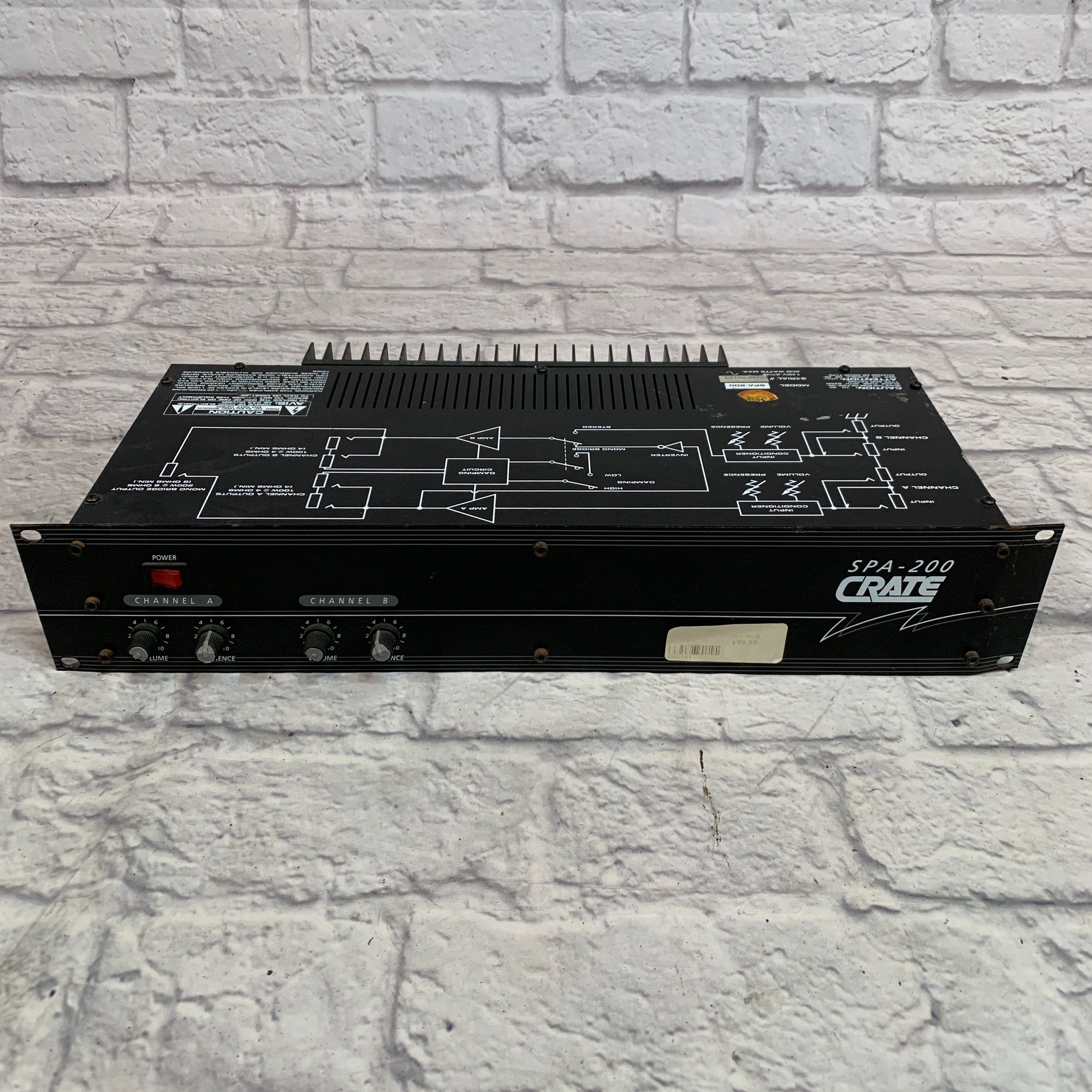 Crate SPA-200 Power Amp