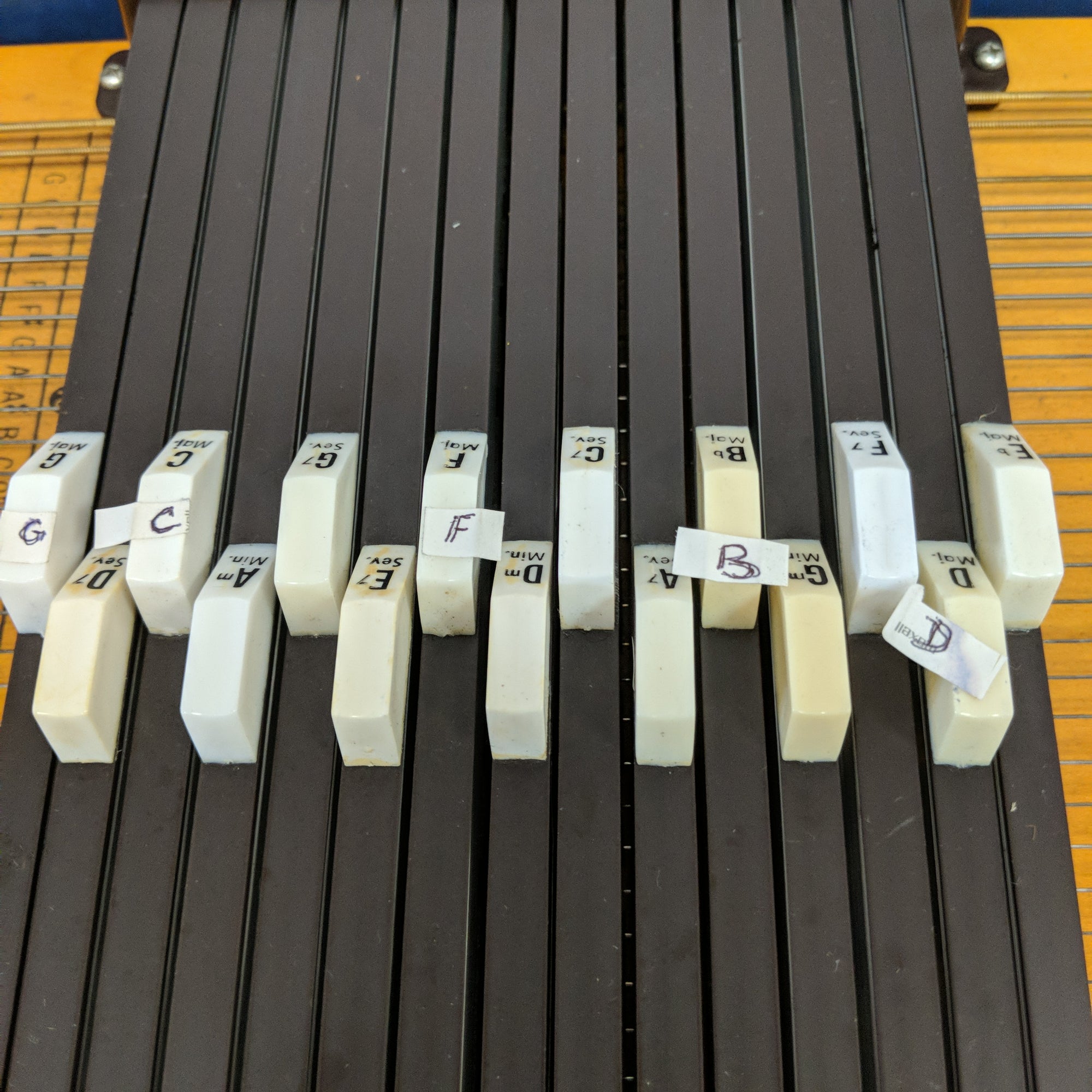 Vintage 15 Bar Silvertone Autoharp