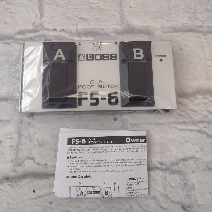 Boss FS-6 Dual Footswitch