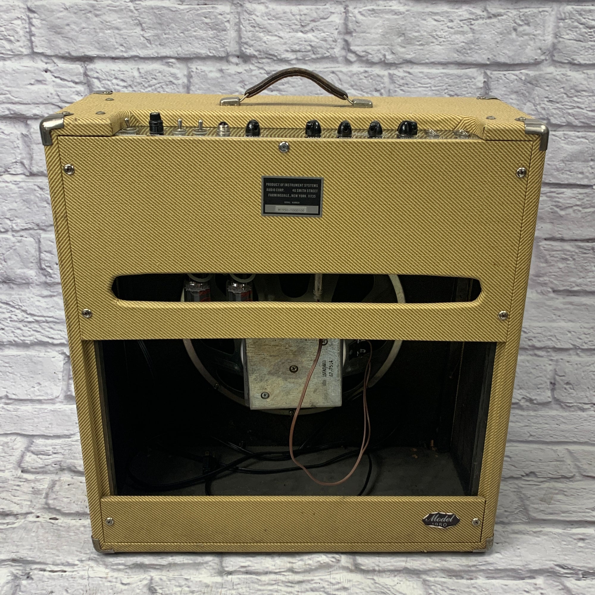 Earth Sound Research Revival Model 1950 15" Tweed Guitar Combo Amp